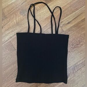 Zara Black Fitted Sleeveless Camisole